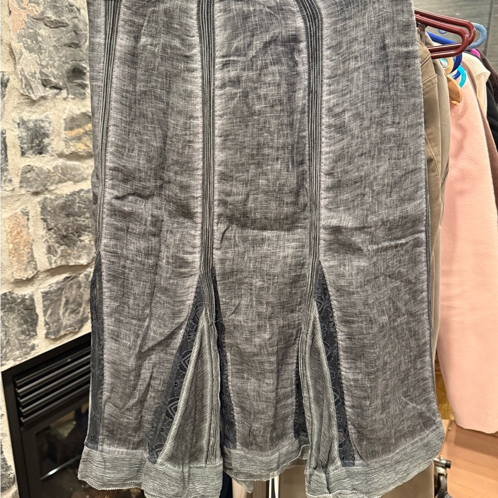 Elie Tahari Linen Skirt